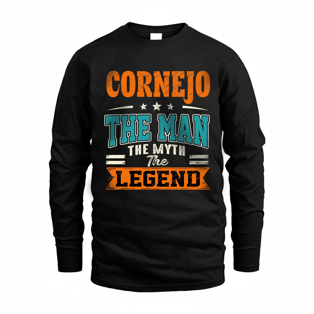 CORNEJO HH F007 The Man The Myth The Legend Personalized Shirt – Gift for Men