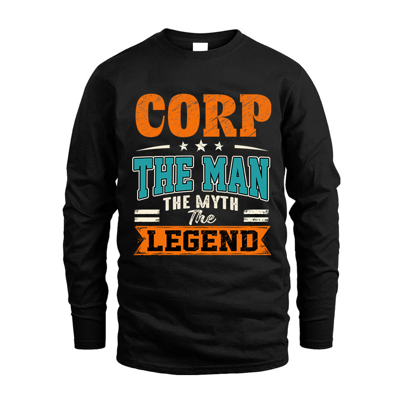 CORP HH F007 The Man The Myth The Legend Personalized Shirt – Gift for Men