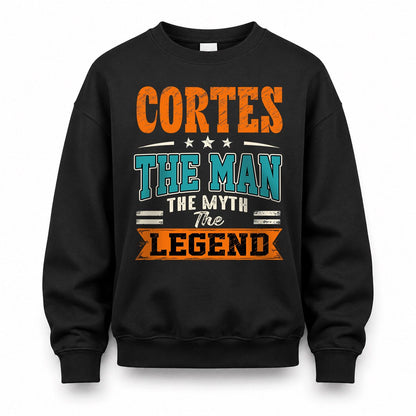 CORTES HH F007 The Man The Myth The Legend Personalized Shirt – Gift for Men
