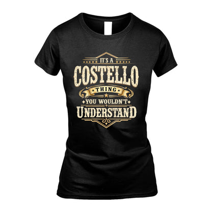COSTELLO HH-F009–Personalized Name Quote Apparel “It’s an NAME Thing You Wouldn’t Understand”
