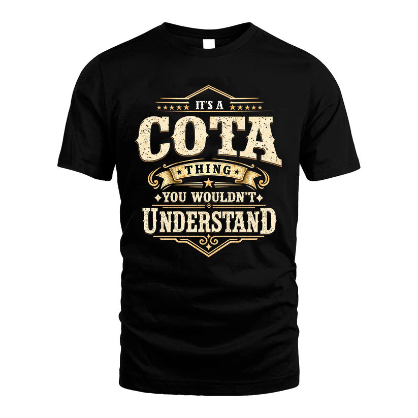 COTA HH-F009–Personalized Name Quote Apparel “It’s an NAME Thing You Wouldn’t Understand”