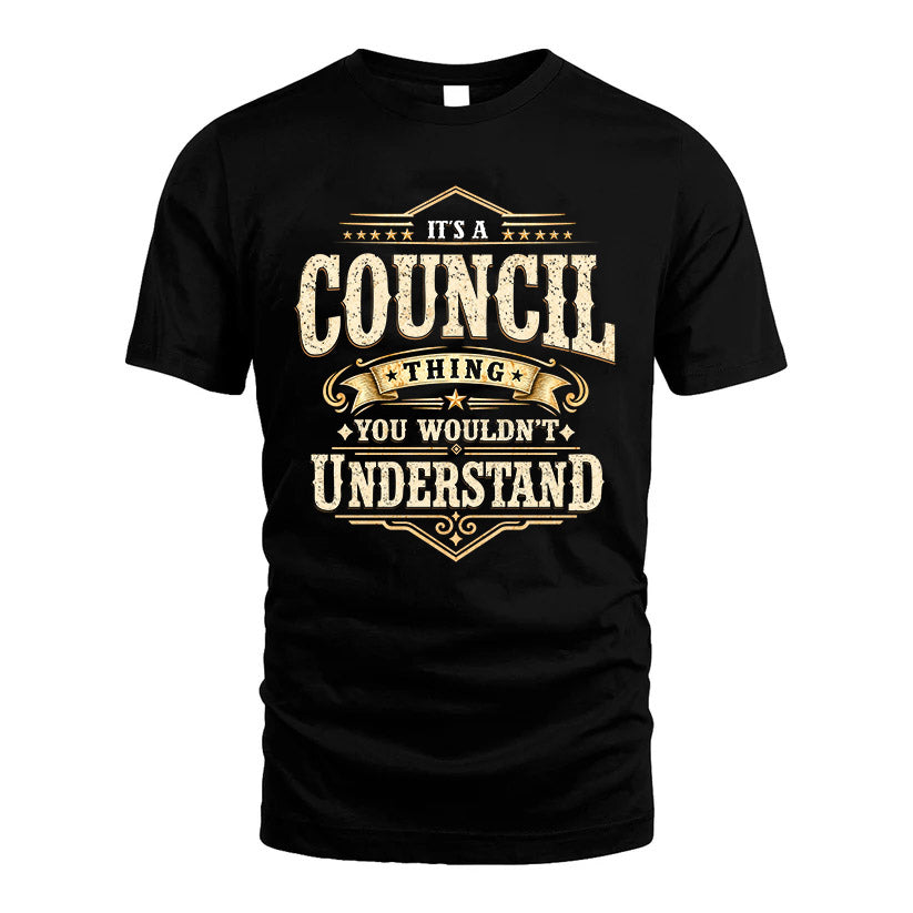 COUNCIL HH-F009–Personalized Name Quote Apparel “It’s an NAME Thing You Wouldn’t Understand”