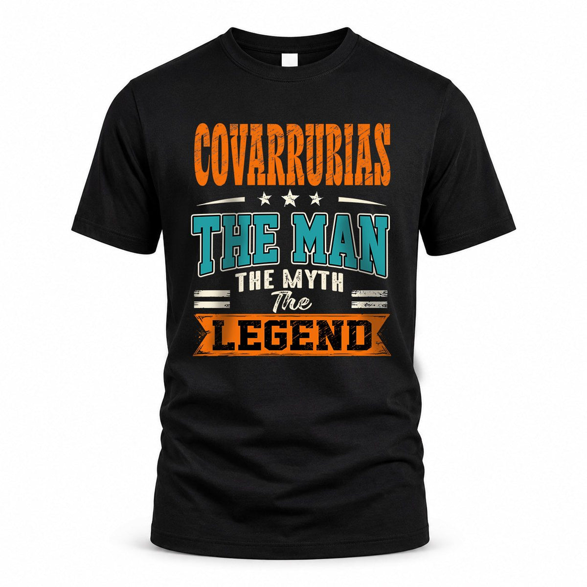 COVARRUBIAS HH F007 The Man The Myth The Legend Personalized Shirt – Gift for Men