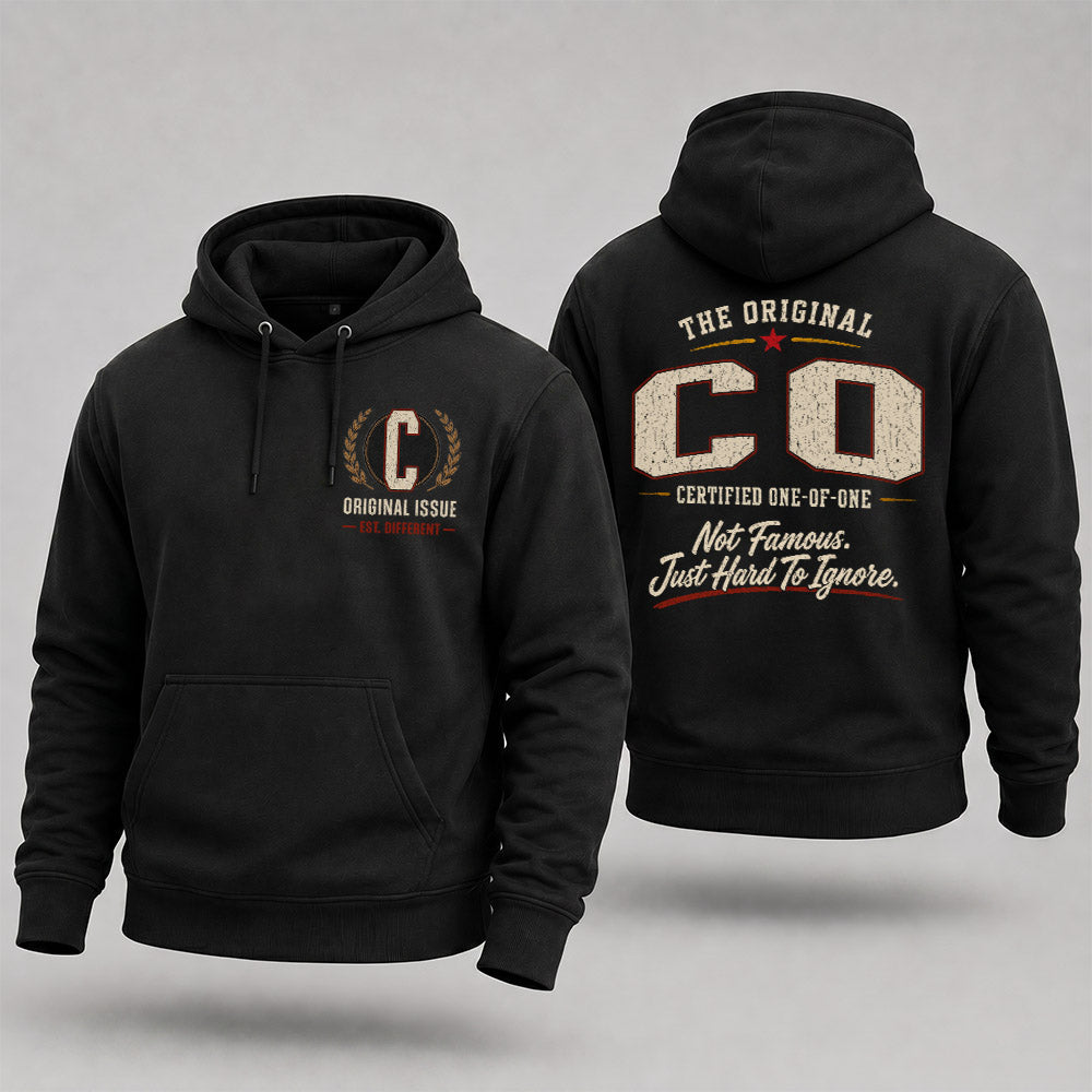 CO W65-F6-168 – Personalized Original Issue Apparel “The Original NAME Certified One-of-One"