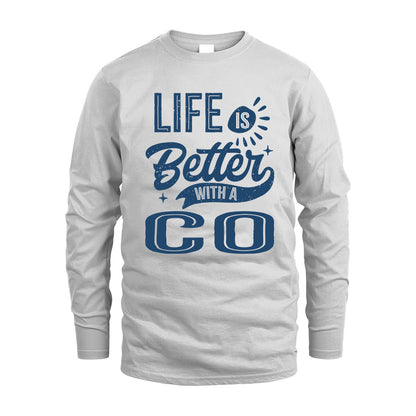 CO HH88-K2–Personalized Name Quote T-Shirt Life Is Better With Unisex Gift