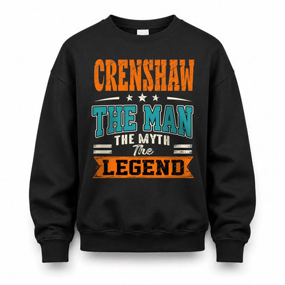 CRENSHAW HH F007 The Man The Myth The Legend Personalized Shirt – Gift for Men