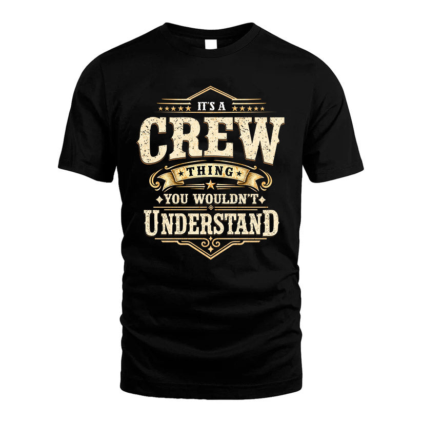 CREW HH-F009–Personalized Name Quote Apparel “It’s an NAME Thing You Wouldn’t Understand”