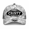 CRISTY TC01 HH79 Team Your Name Hat, Personalized Camo Baseball Cap, Custom Family Gift, Gift for Him Her
