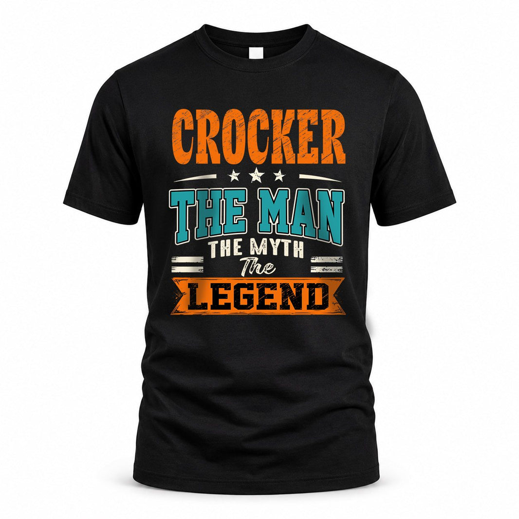CROCKER HH F007 The Man The Myth The Legend Personalized Shirt – Gift for Men