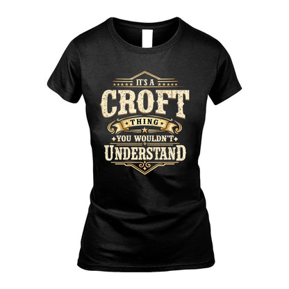 CROFT HH-F009–Personalized Name Quote Apparel “It’s an NAME Thing You Wouldn’t Understand”