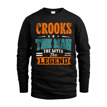 CROOKS HH F007 The Man The Myth The Legend Personalized Shirt – Gift for Men