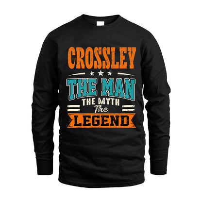 CROSSLEY HH F007 The Man The Myth The Legend Personalized Shirt – Gift for Men