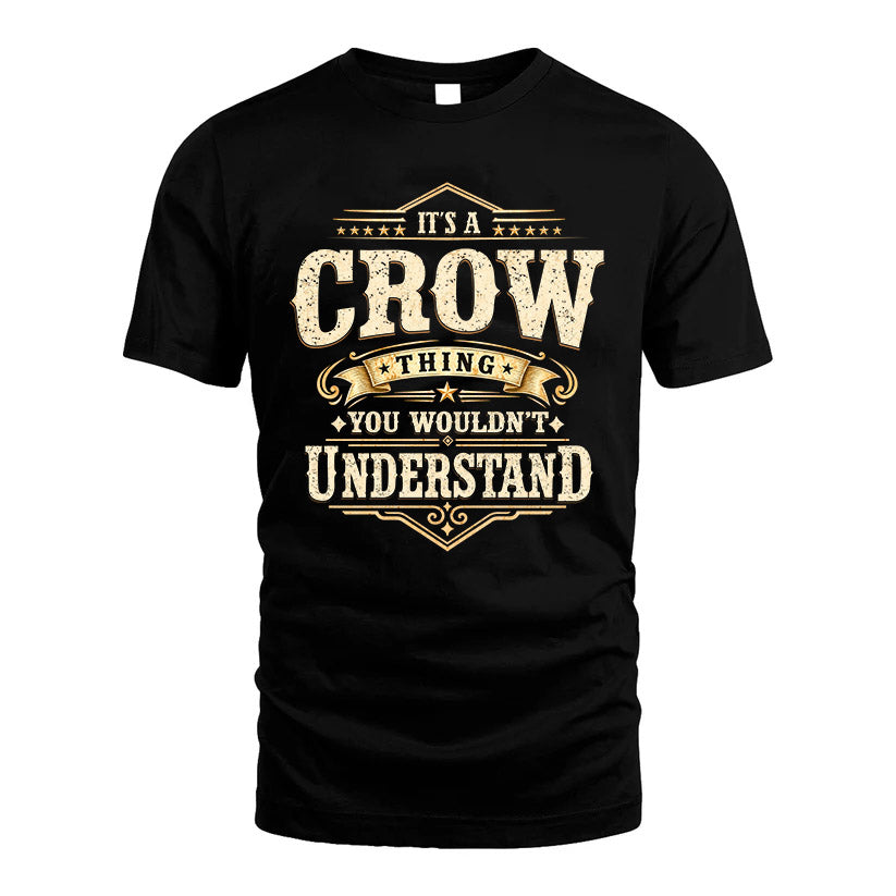 CROW HH-F009–Personalized Name Quote Apparel “It’s an NAME Thing You Wouldn’t Understand”