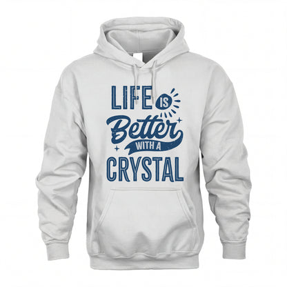 CRYSTAL HH88-K2–Personalized Name Quote T-Shirt Life Is Better With Unisex Gift