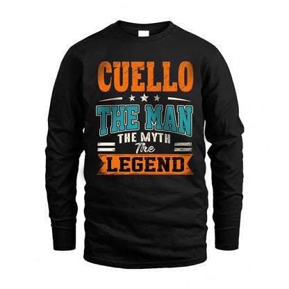 CUELLO HH F007 The Man The Myth The Legend Personalized Shirt – Gift for Men