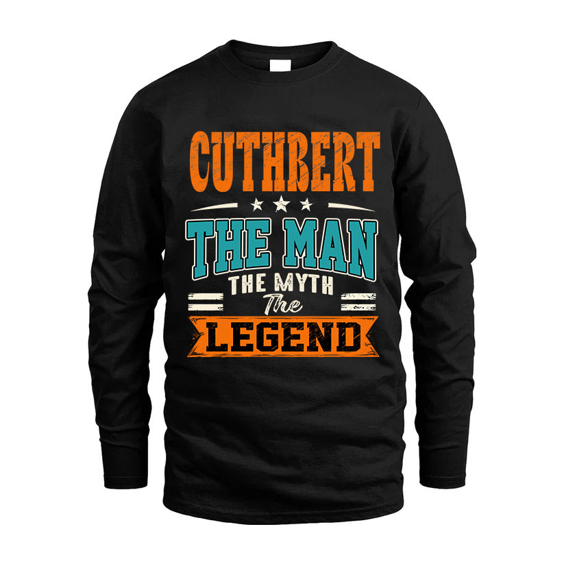 CUTHBERT HH F007 The Man The Myth The Legend Personalized Shirt – Gift for Men