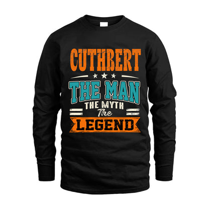 CUTHBERT HH F007 The Man The Myth The Legend Personalized Shirt – Gift for Men