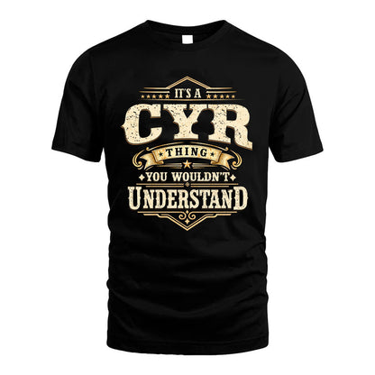 CYR HH-F009–Personalized Name Quote Apparel “It’s an NAME Thing You Wouldn’t Understand”