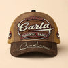 CARLA TC02 HH79  Personalized Name Baseball Cap, Vintage Retro Hat, Custom Gift for Him & Her
