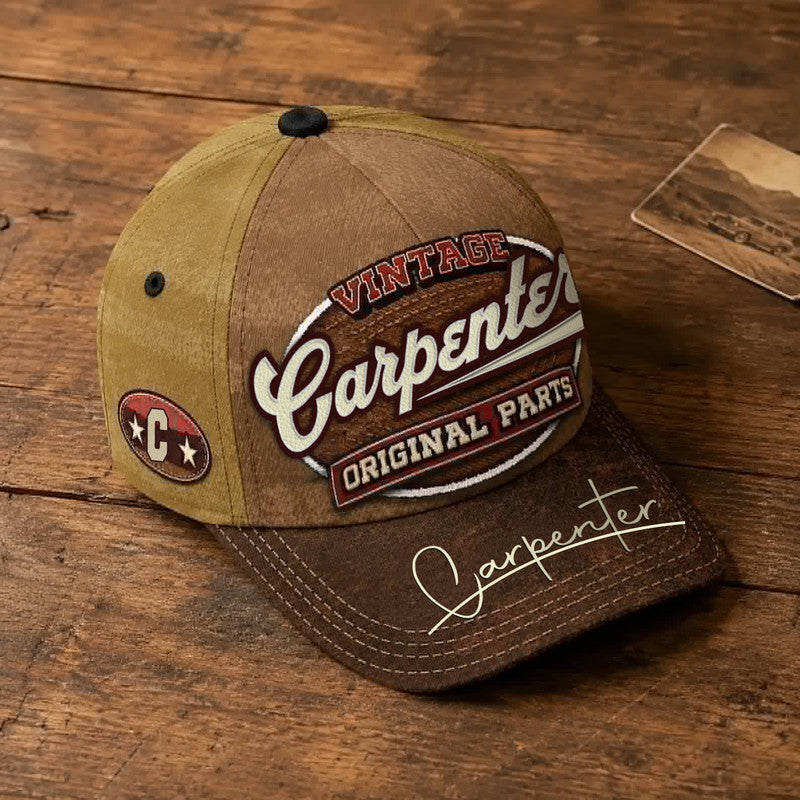 CARPENTER TC02 HH79  Personalized Name Baseball Cap, Vintage Retro Hat, Custom Gift for Him & Her
