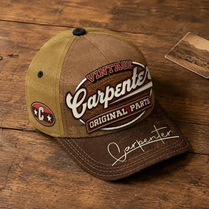 CARPENTER TC02 HH79  Personalized Name Baseball Cap, Vintage Retro Hat, Custom Gift for Him & Her