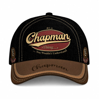 CHAPMAN  TC06 HH79 Personalized Distressed Baseball Cap, Custom Retro Trucker Hat, Statement Dad Cap