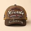 CORY TC02 HH79  Personalized Name Baseball Cap, Vintage Retro Hat, Custom Gift for Him & Her