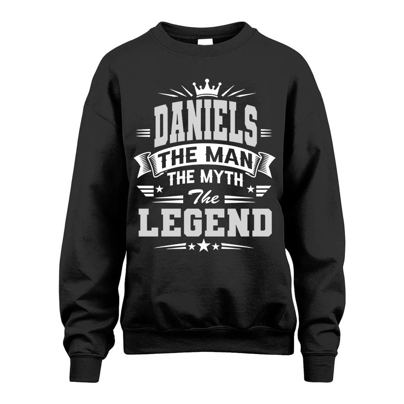 DANIELS HH F004 The Man The Myth The Legend Personalized Shirt – Gift for Men