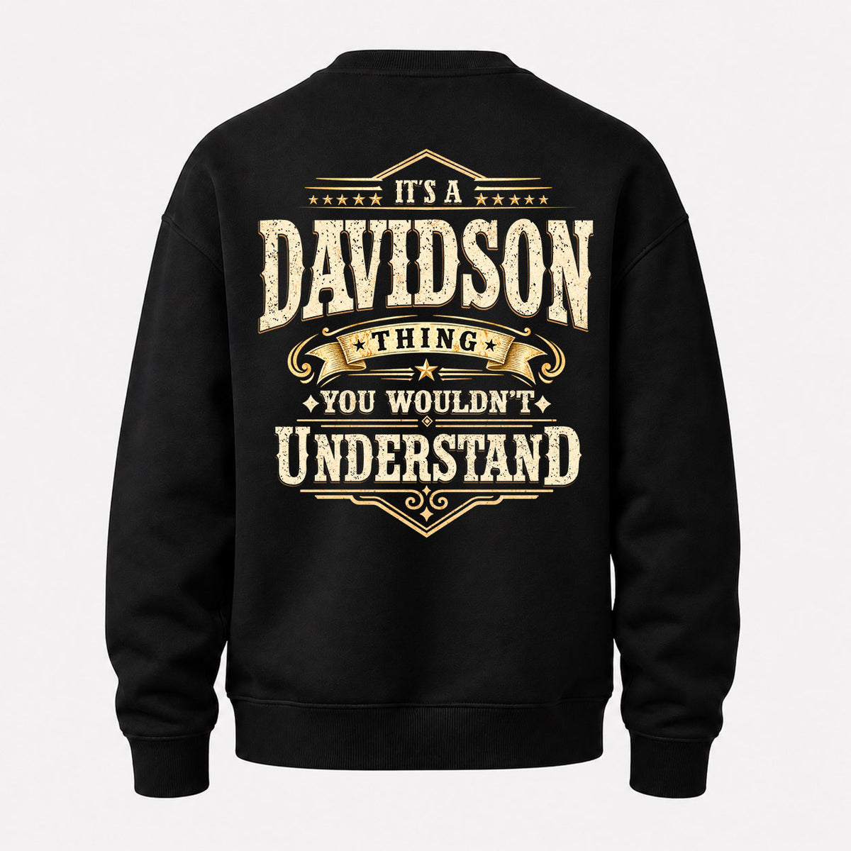 DAVIDSON HH-F003–Personalized Name Quote Apparel “It’s an NAME Thing You Wouldn’t Understand”