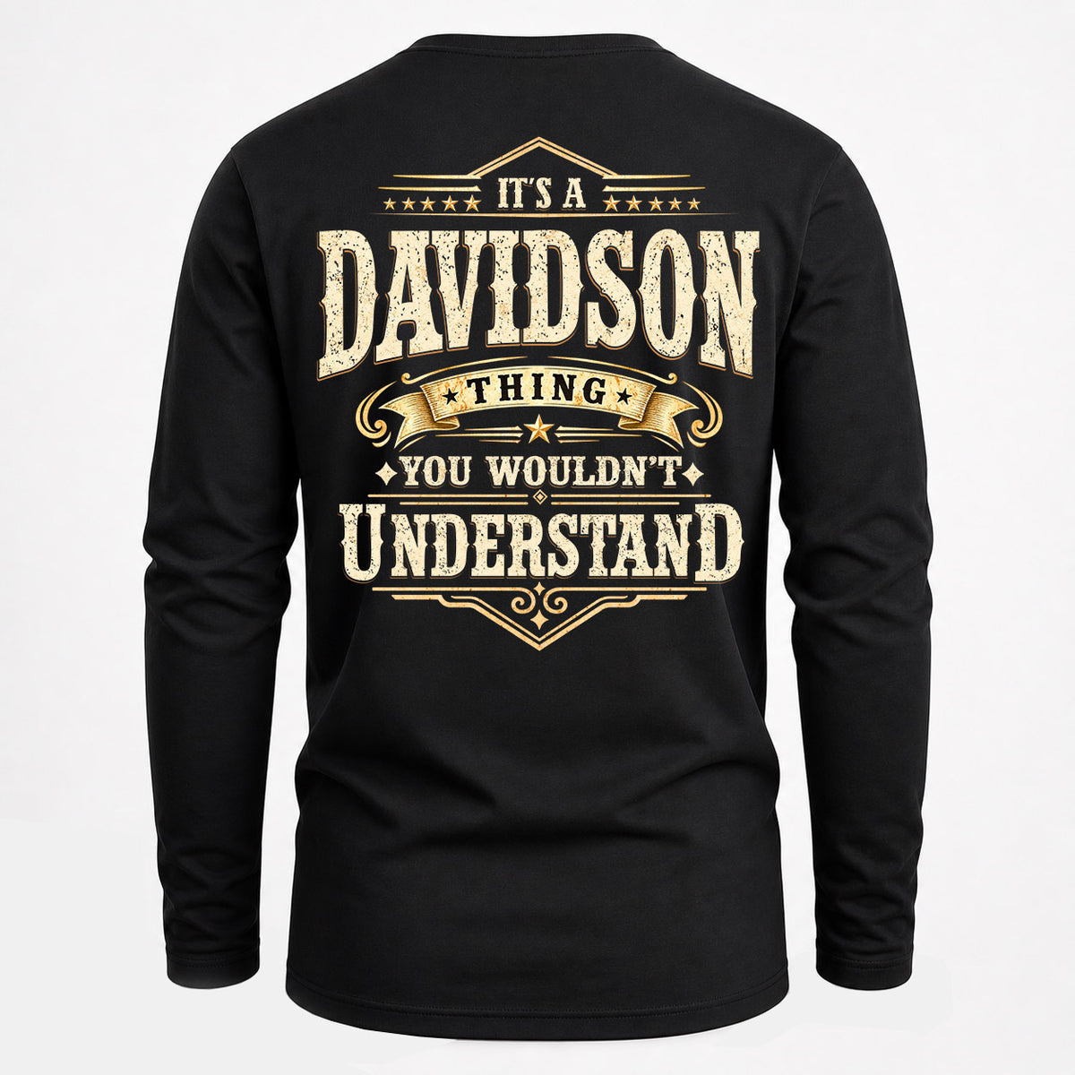 DAVIDSON HH-F003–Personalized Name Quote Apparel “It’s an NAME Thing You Wouldn’t Understand”