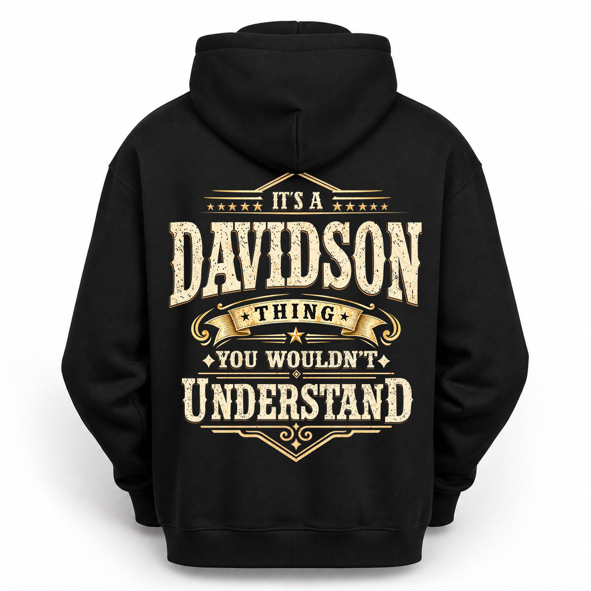 DAVIDSON HH-F003–Personalized Name Quote Apparel “It’s an NAME Thing You Wouldn’t Understand”