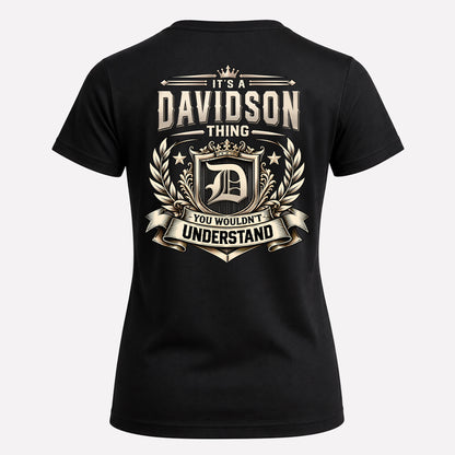 DAVIDSON HH-F006 Thing Personalized Name T Shirt – You Wouldn’t Understand