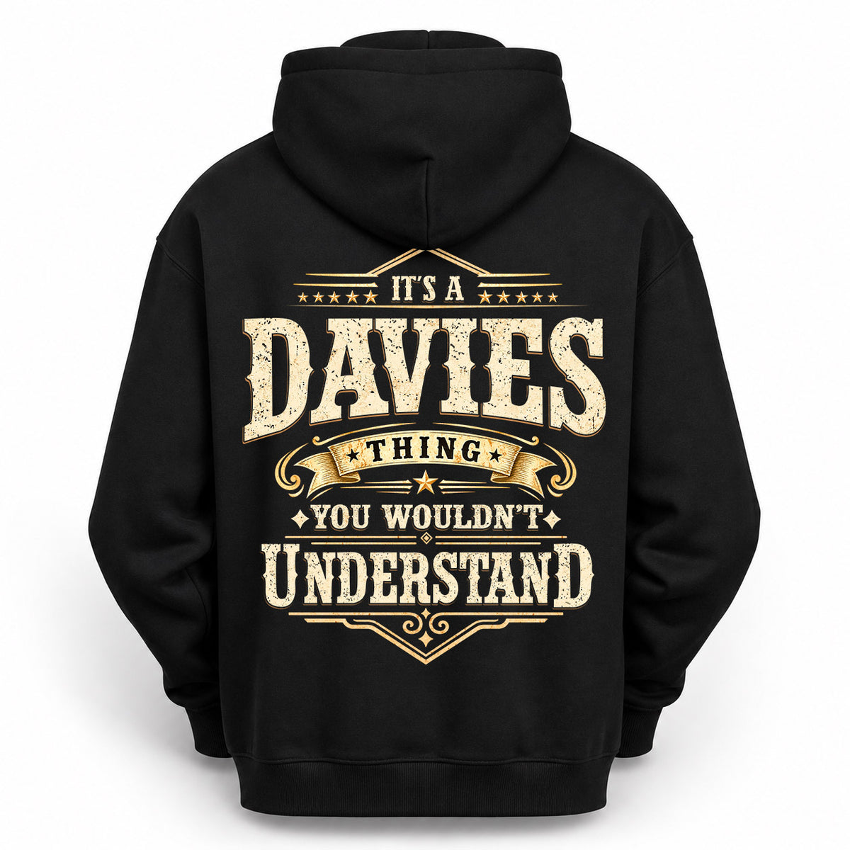 DAVIES HH-F003–Personalized Name Quote Apparel “It’s an NAME Thing You Wouldn’t Understand”