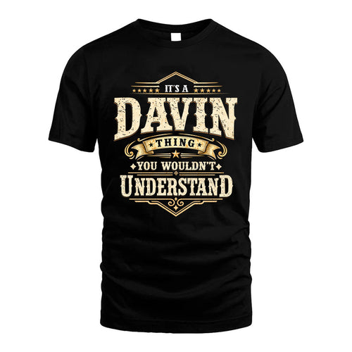 DAVIN HH-F009–Personalized Name Quote Apparel “It’s an NAME Thing You Wouldn’t Understand”