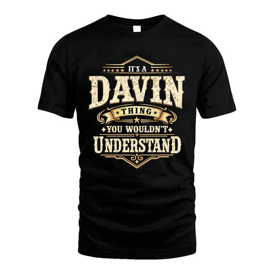 DAVIN HH-F009–Personalized Name Quote Apparel “It’s an NAME Thing You Wouldn’t Understand”
