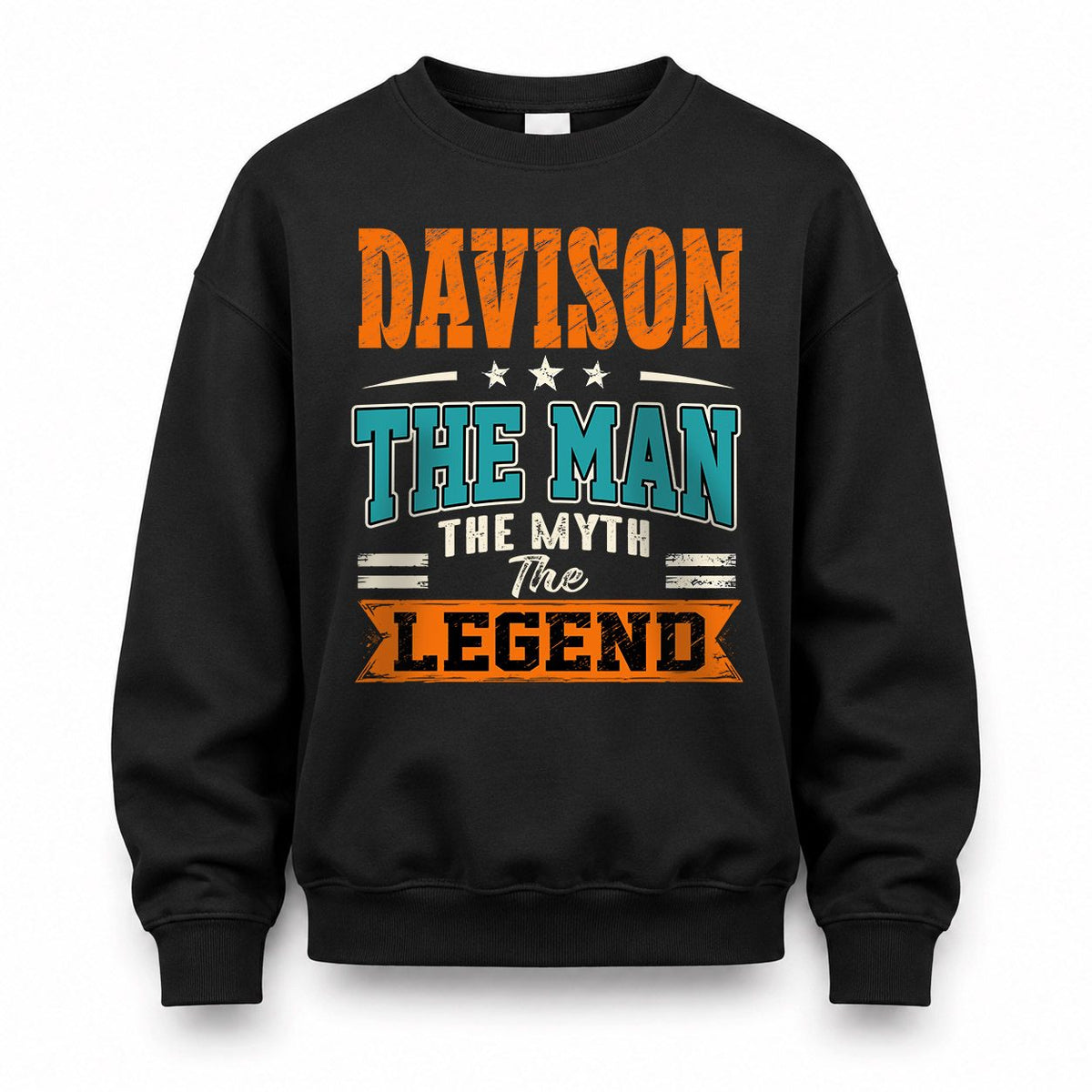 DAVISON HH F007 The Man The Myth The Legend Personalized Shirt – Gift for Men