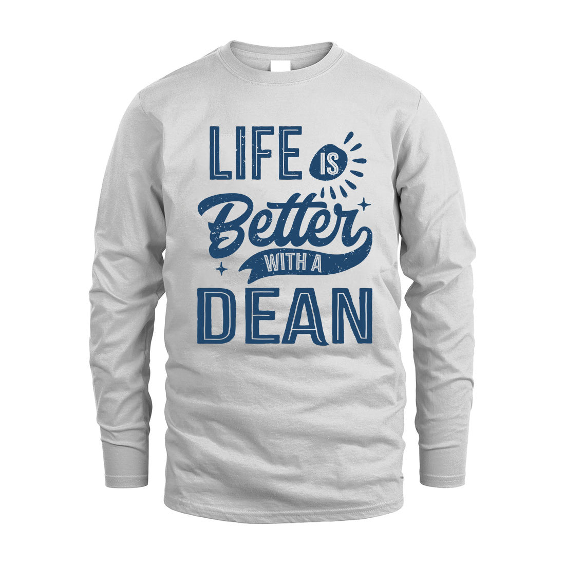 DEAN HH88-K2–Personalized Name Quote T-Shirt Life Is Better With Unisex Gift