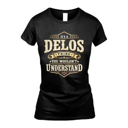DELOS HH-F009–Personalized Name Quote Apparel “It’s an NAME Thing You Wouldn’t Understand”