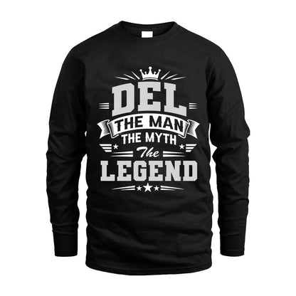 DEL HH F004 The Man The Myth The Legend Personalized Shirt – Gift for Men