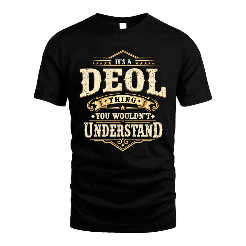 DEOL HH-F009–Personalized Name Quote Apparel “It’s an NAME Thing You Wouldn’t Understand”