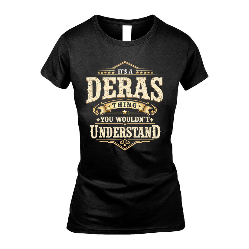 DERAS HH-F009–Personalized Name Quote Apparel “It’s an NAME Thing You Wouldn’t Understand”