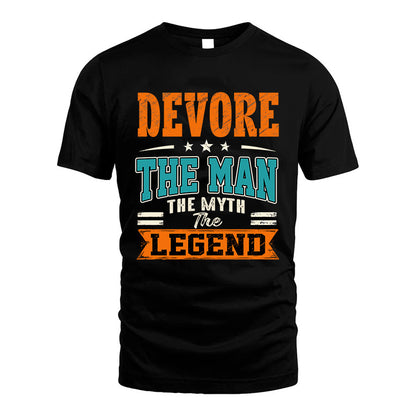 DEVORE HH F007 The Man The Myth The Legend Personalized Shirt – Gift for Men