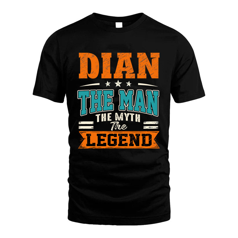 DIAN HH F007 The Man The Myth The Legend Personalized Shirt – Gift for Men
