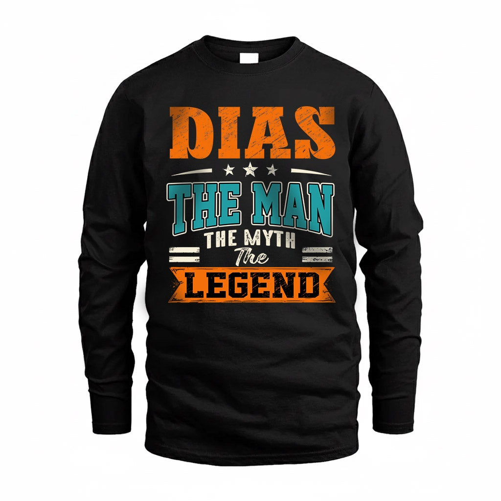 DIAS HH F007 The Man The Myth The Legend Personalized Shirt – Gift for Men