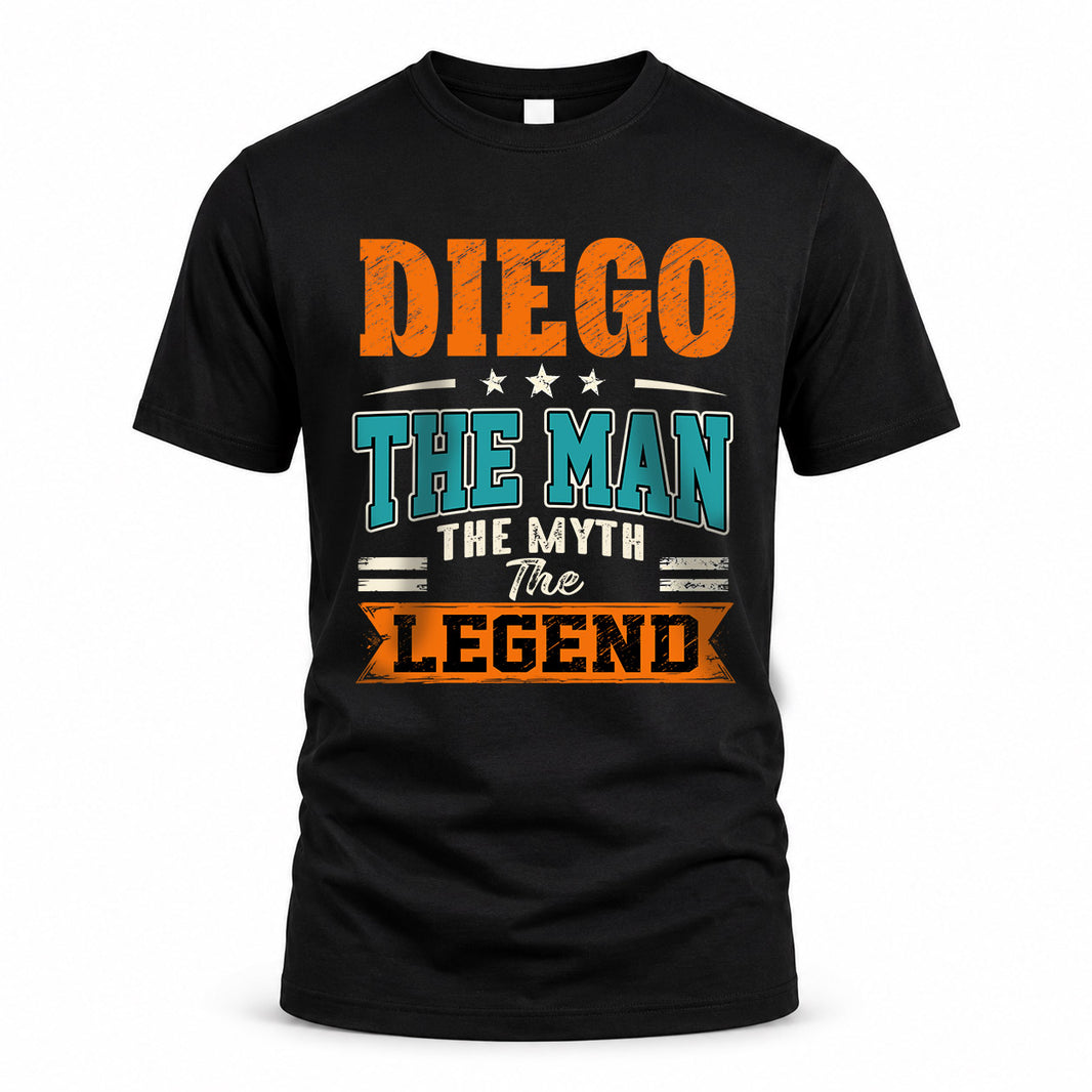 DIEGO HH F007 The Man The Myth The Legend Personalized Shirt – Gift for Men