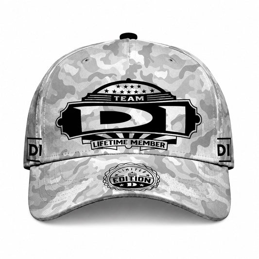DI TC01 HH79 Team Your Name Hat, Personalized Camo Baseball Cap, Custom Family Gift, Gift for Him Her