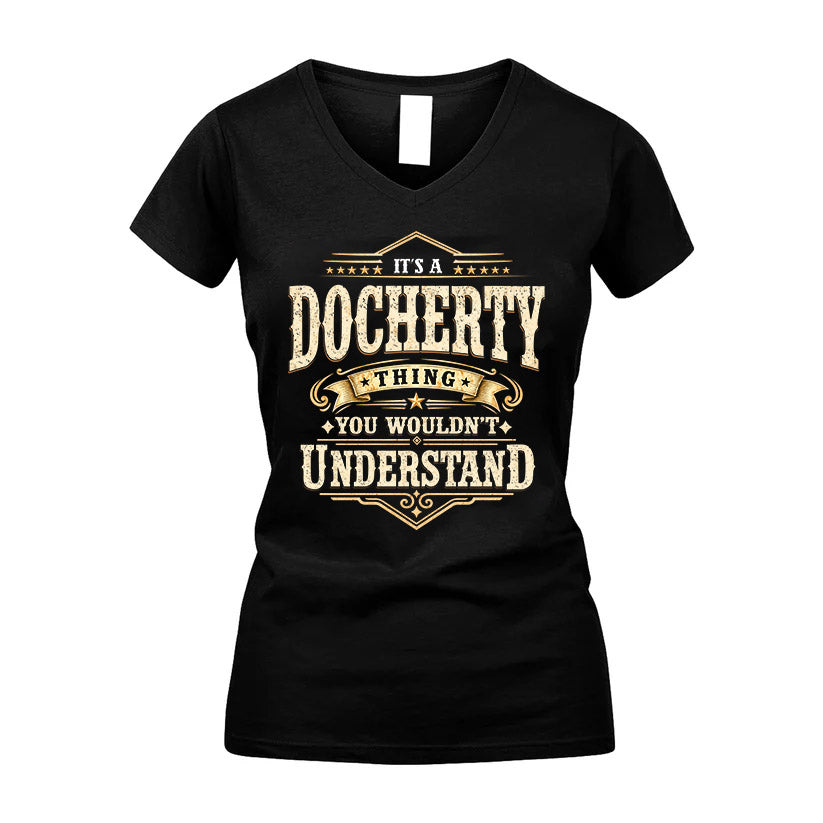 DOCHERTY HH-F009–Personalized Name Quote Apparel “It’s an NAME Thing You Wouldn’t Understand”