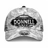 DONNELL TC01 HH79 Team Your Name Hat, Personalized Camo Baseball Cap, Custom Family Gift, Gift for Him Her
