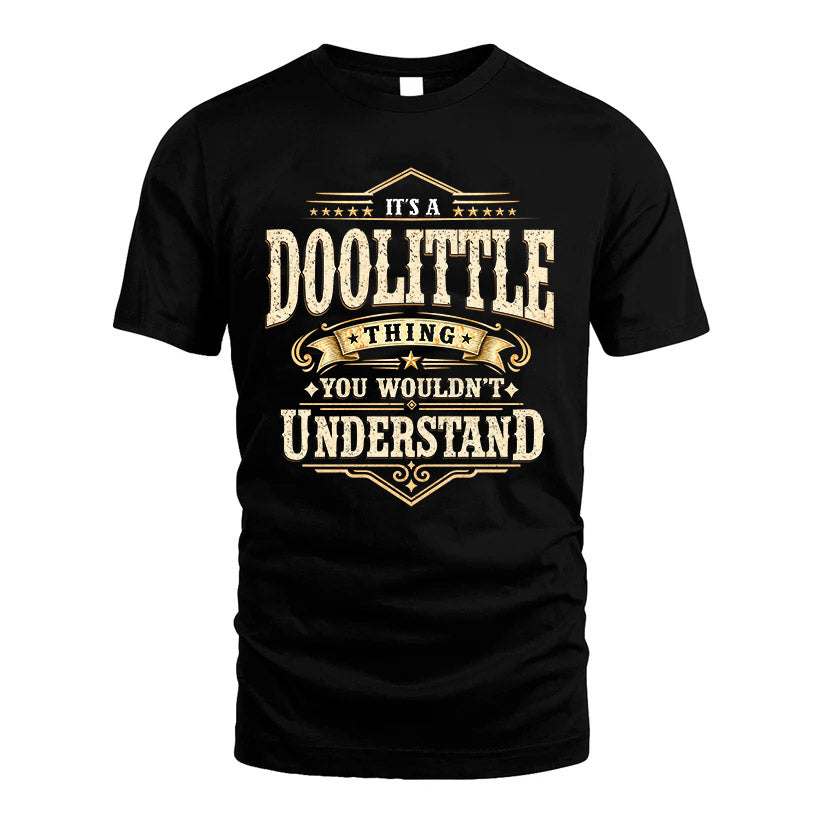 DOOLITTLE HH-F009–Personalized Name Quote Apparel “It’s an NAME Thing You Wouldn’t Understand”