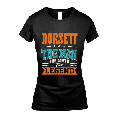 DORSETT HH F007 The Man The Myth The Legend Personalized Shirt – Gift for Men